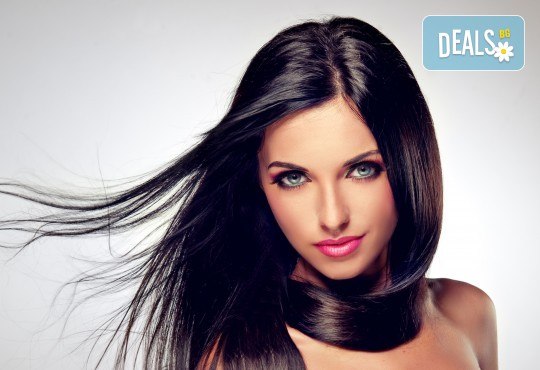 За красива визия! Кератинова или арганова терапия за коса и оформяне с прав сешоар в студио за красота Ma Belle! - Снимка 1