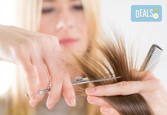 Погрижете се изтощената и безжизнена коса с подстригване, дълбоко подхранваща, хидратираща или арганова терапия и оформяне със сешоар в ADI'S Beauty & SPA! - Снимка 3
