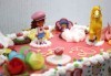 Детска торта от пандишпан с пресни яйца и ванилов и шоколадов мус с безплатен надпис и кутия, от майстор сладкарите на сладкарница Сладост! - thumb 4