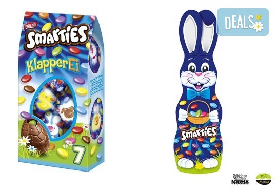 Изненадайте Вашето дете с комплект от Smarties зайче, Smarties Веселата ферма и Smarties мини яйца от Kafemania.bg! Ограничени количества! - Снимка 2