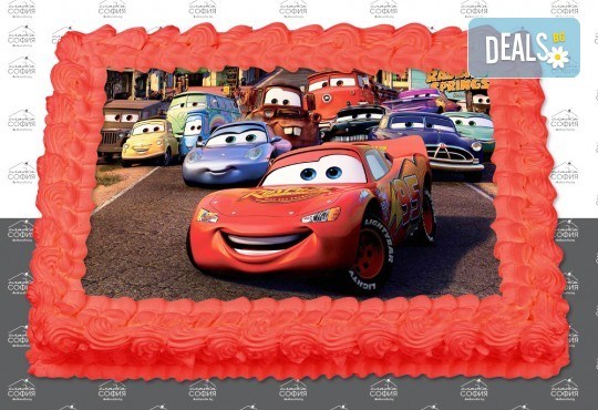 Изненадайте своя малчуган! Детска торта с картинка на любим герой и пълнеж по избор + безплатна доставка от Сладка София! - Снимка 6