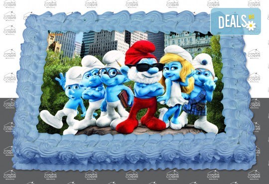 Изненадайте своя малчуган! Детска торта с картинка на любим герой и пълнеж по избор + безплатна доставка от Сладка София! - Снимка 19