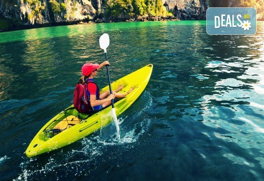 За любителите на водните спортове! Разходка или персонална тренировка с кану-каяк с инструктор в Панчаревското езеро от Canoe-Mania - Снимка 1
