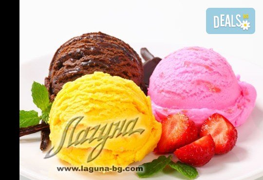 Изберете цял килограм невероятно вкусен сладолед за вкъщи за мелби и айс напитки с вкус по избор от Виенски салон Лагуна! - Снимка 3
