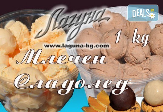 Изберете цял килограм невероятно вкусен сладолед за вкъщи за мелби и айс напитки с вкус по избор от Виенски салон Лагуна! - Снимка 5