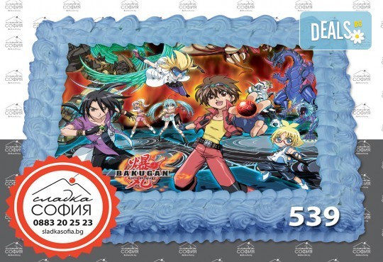 Изненадайте своя малчуган! Детски торти с картинки на любим герой и пълнеж по избор, надпис и кутия от Сладка София! - Снимка 5