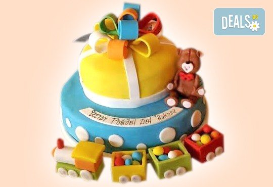 MAX цветове! Детски торти MAX цветове с 2, 3 или 4 фигурки, фотодекорация и апликация по дизайн на Сладкарница Джорджо Джани! - Снимка 5