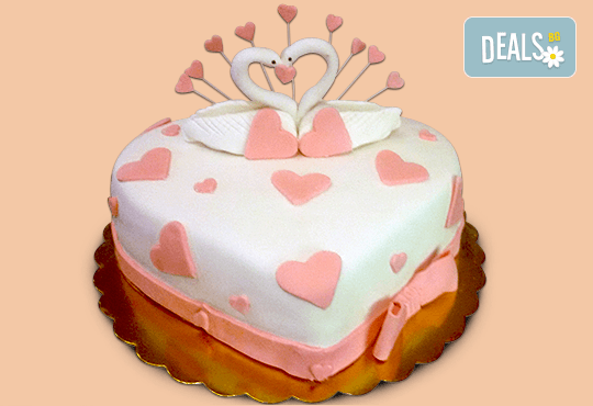 АМОРЕ! Подарете Торта Сърце по дизайн на Сладкарница Джорджо Джани - Снимка 2