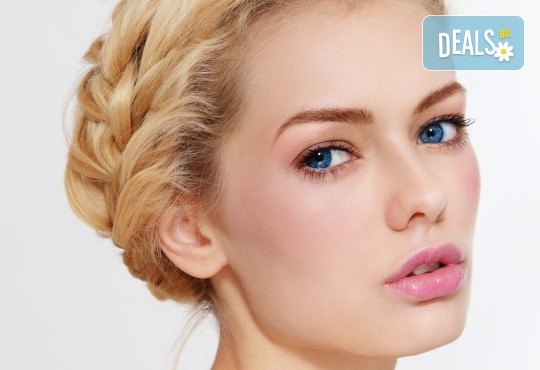 Масажно измиване с шампоан и нанасяне на маска с професионални италиански продукти Selective Professional, ежедневна прическа или плитка в студио за красота LD - Снимка 2