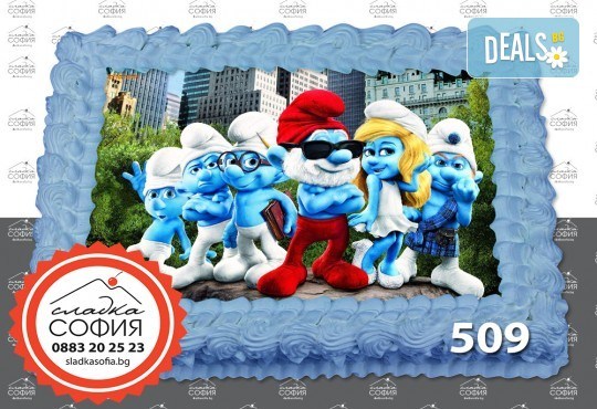 Изненадайте своя малчуган! Детски торти с картинки на любим герой и пълнеж по избор, надпис и кутия от Сладка София! - Снимка 26