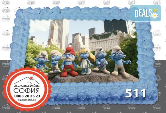 Изненадайте своя малчуган! Детски торти с картинки на любим герой и пълнеж по избор, надпис и кутия от Сладка София! - Снимка 28