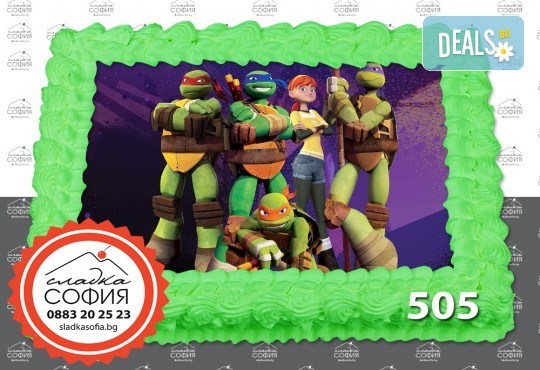 Изненадайте своя малчуган! Детски торти с картинки на любим герой и пълнеж по избор, надпис и кутия от Сладка София! - Снимка 38