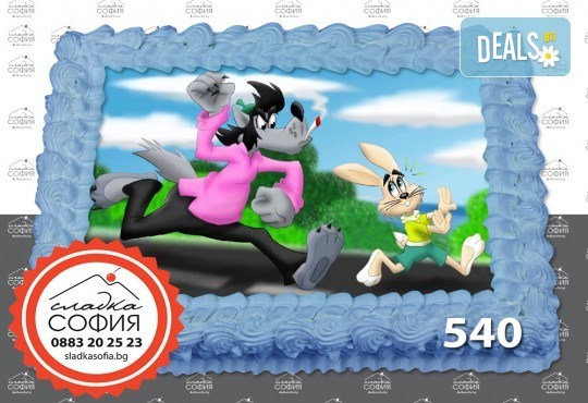 Изненадайте своя малчуган! Детски торти с картинки на любим герой и пълнеж по избор, надпис и кутия от Сладка София! - Снимка 6