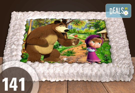 С любима снимка! Голяма детска торта 20, 25 или 30 парчета със снимка на любим герой от Сладкарница Джорджо Джани! - Снимка 29