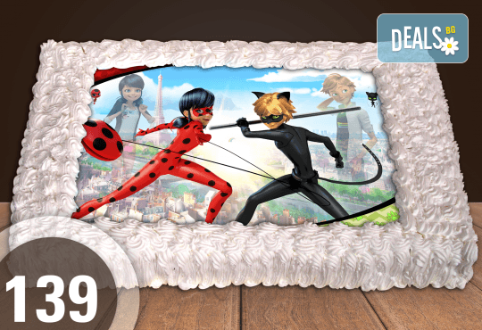 С любима снимка! Голяма детска торта 20, 25 или 30 парчета със снимка на любим герой от Сладкарница Джорджо Джани! - Снимка 32