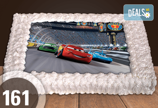 С любима снимка! Голяма детска торта 20, 25 или 30 парчета със снимка на любим герой от Сладкарница Джорджо Джани! - Снимка 47