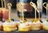 100 броя мини сандвичи и тарталети, аранжирани и декорирани за директно сервиране, от кулинарна работилница Деличи! - thumb 1