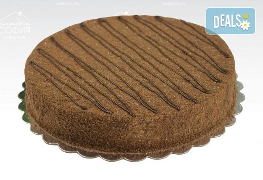 Изкусително! Френска шоколадова торта с тънки какаови блатове и течен шоколад, 16 парчета, от Сладка София! - Снимка 1
