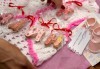 За кръщене или рожден ден! 11 бутикови бисквити букви и фигурки с целофанова опаковка и панделки от Muffin House! - thumb 1