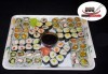 Апетитен суши сет от 64 суши хапки с пушена сьомга, филаделфия, бяла и розова херинга, възможност за доставка от Sushi Market! - thumb 1