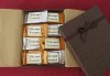 16 броя шоколадови късметчета от оригинален белгийски шоколад Callebaut в луксозна кутия от Choco Compliment - thumb 1