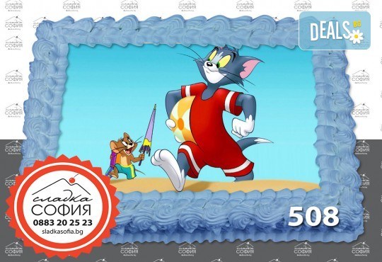 Изненадайте своя малчуган! Детски торти с картинки на любим герой и пълнеж по избор, надпис и кутия от Сладка София! - Снимка 25