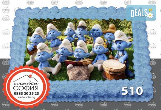 Изненадайте своя малчуган! Детски торти с картинки на любим герой и пълнеж по избор, надпис и кутия от Сладка София! - Снимка 27