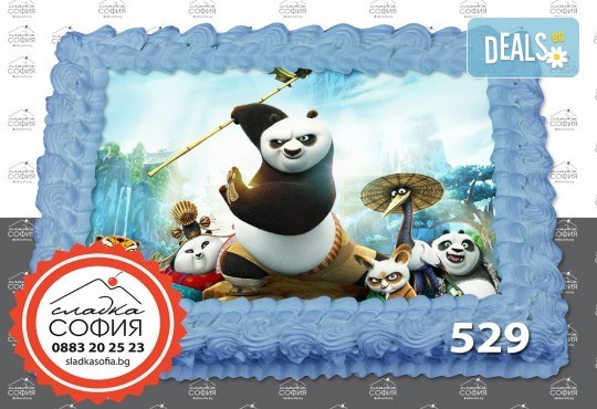 Изненадайте своя малчуган! Детски торти с картинки на любим герой и пълнеж по избор, надпис и кутия от Сладка София! - Снимка 17