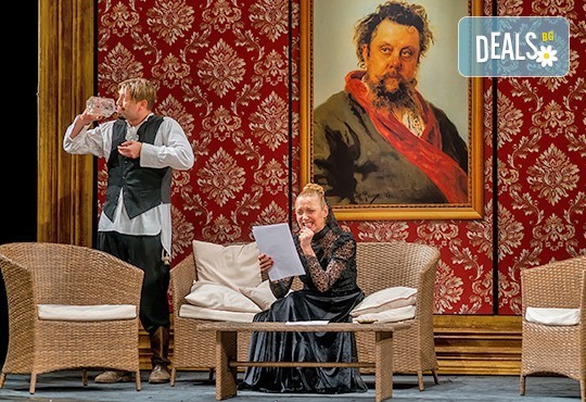 На театър! Асен Блатечки, Койна Русева, Калин Врачански в Малко комедия, на 12.11. от 19ч, Театър Сълза и Смях, 1 билет - Снимка 4