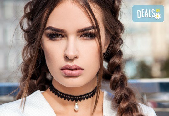 Подстригване, дълбока терапия за коса по избор - против пърхот, косопад, арганова, кератинова или с ботокс ефект, и оформяне на прическа със сешоар, преса или плитка в Beauty Vision! - Снимка 1