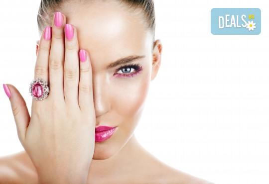 Ярки цветове! Маникюр с гел лак Black Bottle, Shellac или Gelish в салон за красота Теди! - Снимка 2