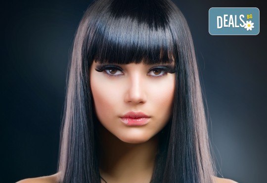 Ултразвукова биоламинираща терапия за коса, обработване със студена URS преса и оформяне със сешоар в Женско царство - Студентски град - Снимка 2