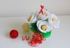 Букет Нежност или Калина, съставен от шоколадови бонбони и красиви декорации, от Онлайн магазин за подаръци Банана - thumb 4