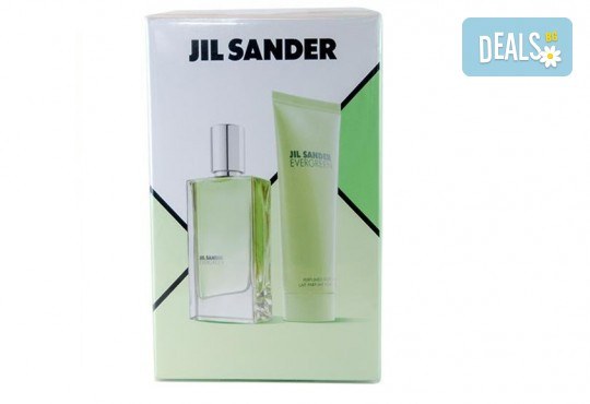 Ароматна магия! Вземете оригинален подаръчен комплект Jil Sander Evergreen - тоалетна вода и луксозен лосион за тяло + безплатна доставка - Снимка 1