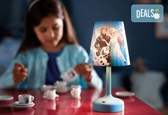 Изненадайте своя малчуган с преносима LED лампа на Philips с обичаните герои от анимацията на Disney Frozen! - Снимка 1