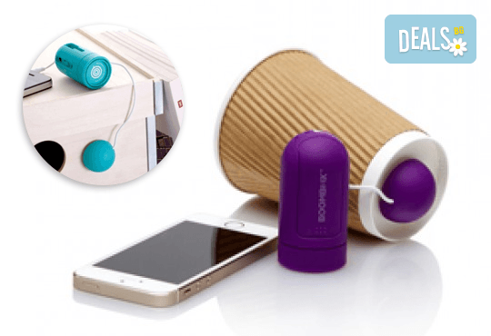 Вземете партито навсякъде със себе си! Иновативна аудио джаджа Boombox, която превръща всичко, до което се долепи, в тонколона - Снимка 1