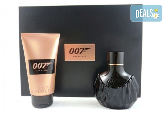 Страстно ухание! Вземете оригинален комплект James Bond 007 for Women - парфюм и душ гел! - Снимка 1