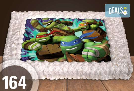 За момчета! Вземете торта с герой от любимите детски филмчета - Ниднджаго, Костенурките Нинджа, Спайдърмен и други от Сладкарница Джорджо Джани! - Снимка 4