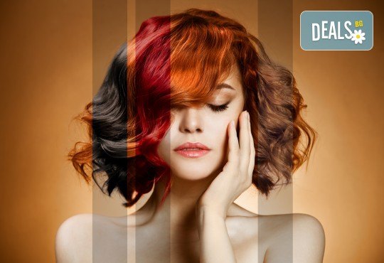 Нова прическа на супер цена! Боядисване с Ваша боя, подстригване, масажно измиване, маска и оформяне на прическа в студио Шедьовър - Снимка 1