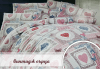 Семеен подарък! Лукозен комплект спално бельо, внос от Турция + подаръчна кутия от Zavivkite.com! - thumb1 1