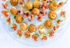 Вкусно и изгодно! 110 хапки и мини еклери с маслини, сушени домати, риба тон и мус рокфорд от Густос Кетъринг! - thumb1 2