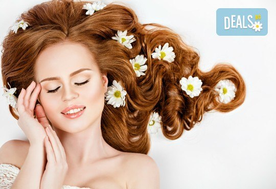 Нова визия! Боядисване с Echosline, подстригване и оформяне на прическа със сешоар в салон за красота Хармония! - Снимка 1