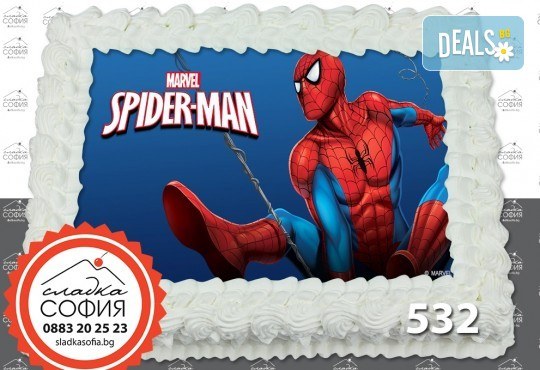 Детска торта с картинка на любим герой и включена доставка от Сладка София! - Снимка 12