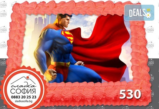 Детска торта с картинка на любим герой и включена доставка от Сладка София! - Снимка 13