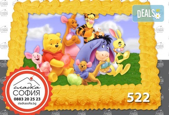 Детска торта с картинка на любим герой и включена доставка от Сладка София! - Снимка 21