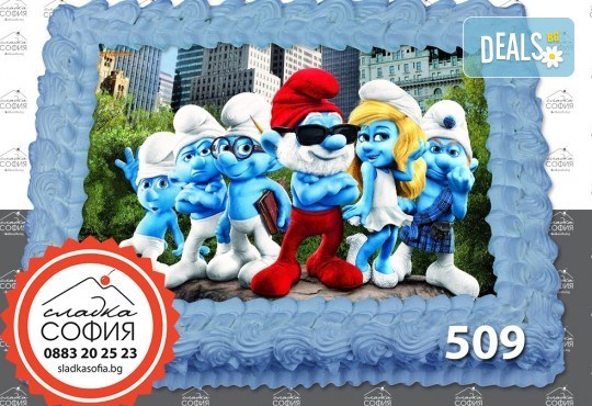 Детска торта с картинка на любим герой и включена доставка от Сладка София! - Снимка 22