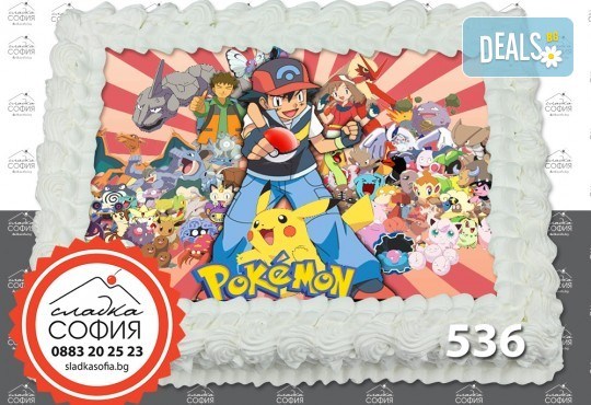 Детска торта с картинка на любим герой и включена доставка от Сладка София! - Снимка 6