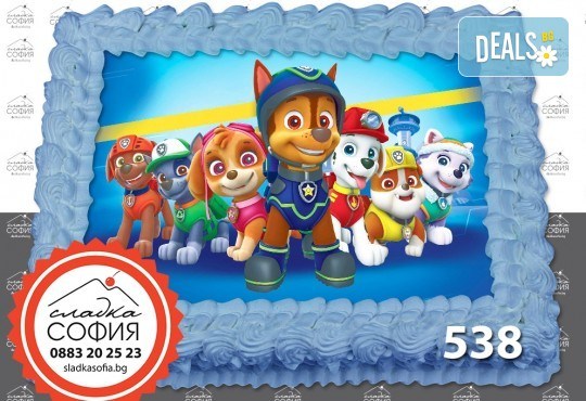 Детска торта с картинка на любим герой и включена доставка от Сладка София! - Снимка 8