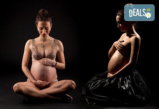 60-минутна фотосесия за бременни в студио с включени аксесоари, дрехи и ефекти + обработка на всички заснети кадри, от Chapkanov photography! - Снимка 2