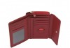 Дамско портмоне на Friedrich от естествена кожа в червен цвят и RFID защита за безконтактни кредитни карти! - thumb 3